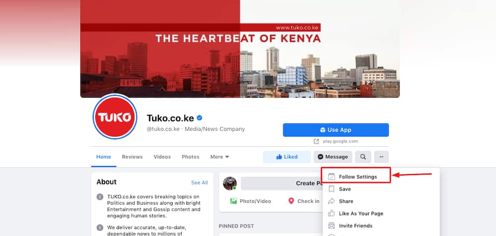 To our loyal readers! How to keep getting latest TUKO news on your Facebook News Feed