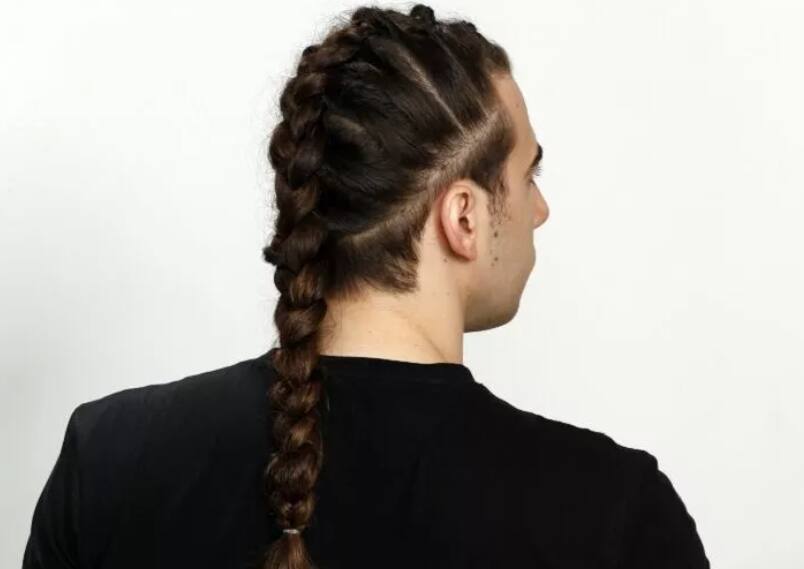 Fishbone braids for men you should rock