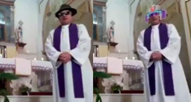 Oh Father: Italian priest's live stream mass on Facebook takes hilarious turn