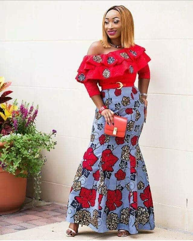 Long ankara hotsell gown styles