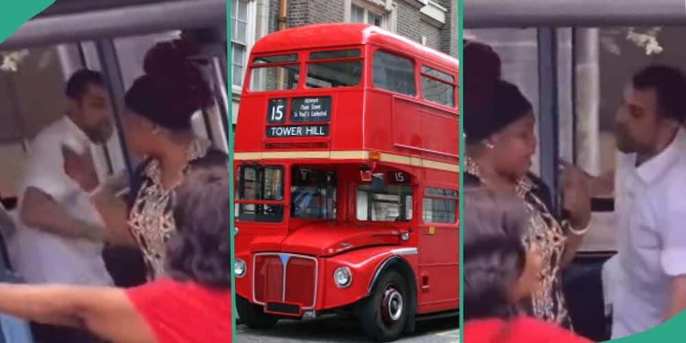 Nigerian lady in UK creates scene on bus after missing her destination