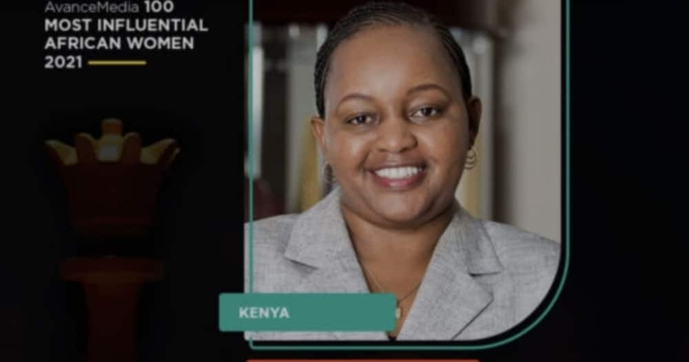 Anne Waiguru was nominated as one of influential African women.