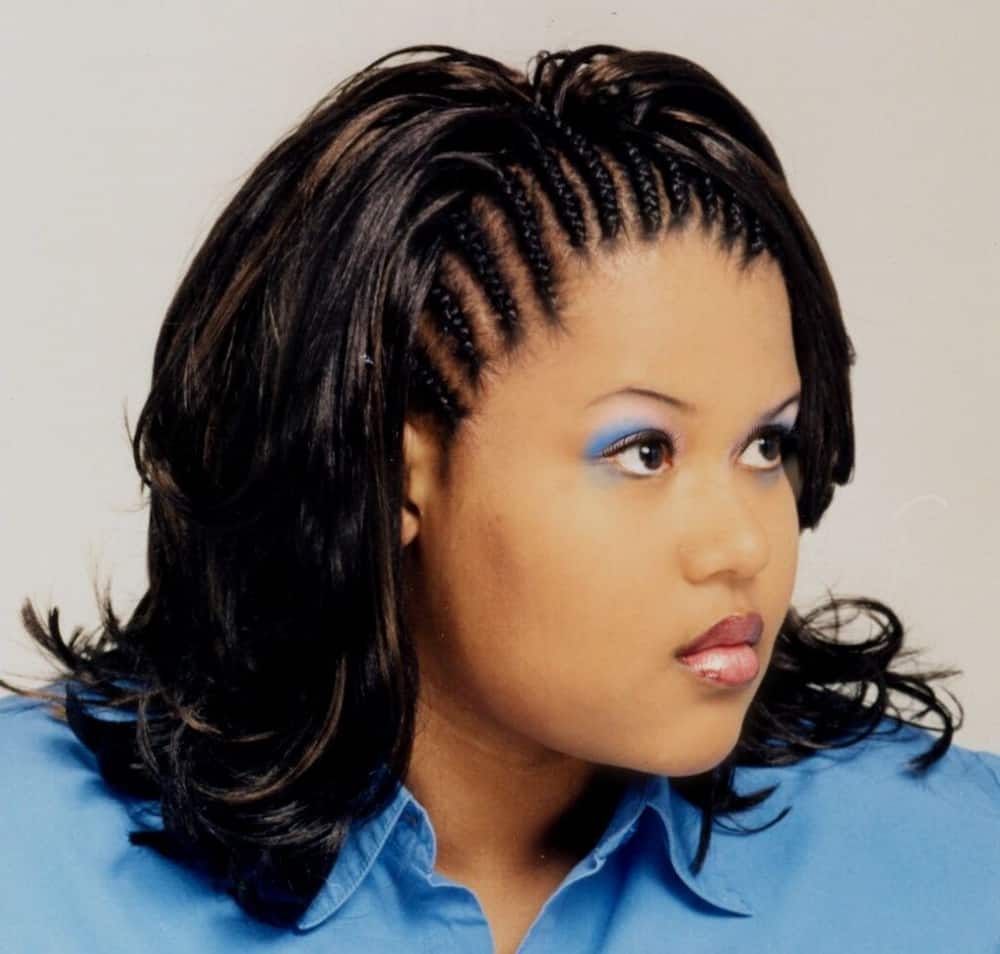 Tree braids hairstyles, Tree braids styles, Micro braids styles