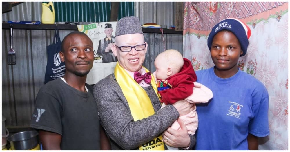 Isaac Mwaura Sponsors College Education of Woman who Named Son Living with Albinism after Him