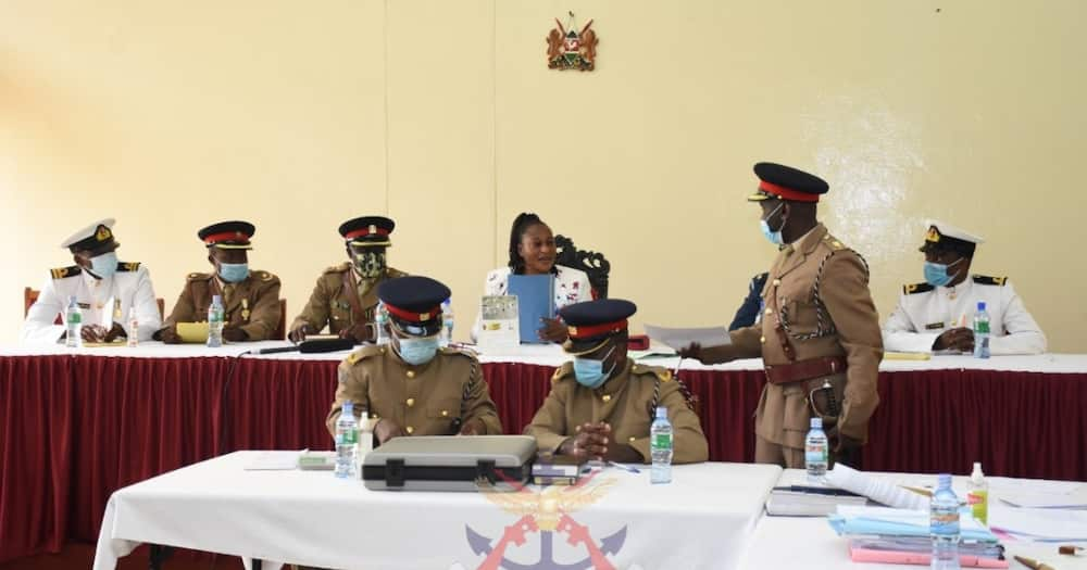 Two KDF officers denied bribery allegations.