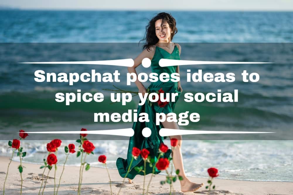Snapchat poses ideas