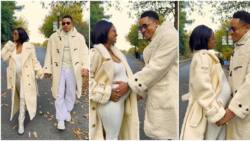 Vanessa Mdee Joyfully Displays Baby Bump in Matching Outfits with Fiancè Rotimi: "God's Blessing"