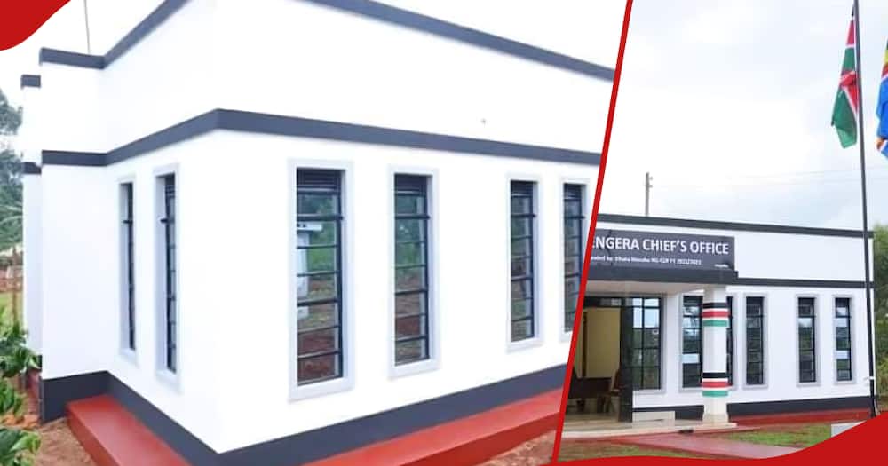 Nyamira: Picha Maridadi za Ofisi Mpya ya Chifu Iliyojengwa Zawavutia Wakenya