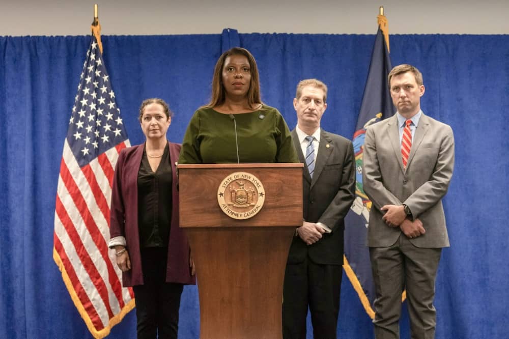 New York Attorney General Letitia James said that with the help of his children and others at the Trump organization, the former president gave fraudulent statements of his net worth