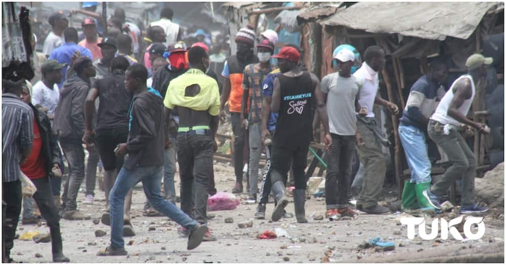 Mathare protesters