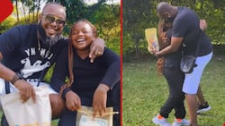 Karen Nyamu's Baby Daddy DJ Saint Spoils Daughter with Gifts During Fun Hangout