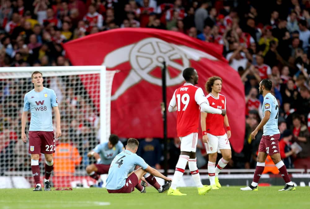 Arsenal vs Aston Villa: 10-man Gunners stage comeback to to win 3-2