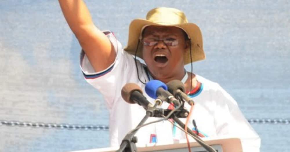 Tanzanian Opposition Leader Tundu Lissu speaking at a past event.