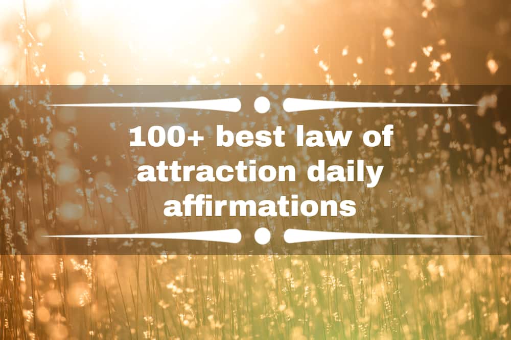 law of attraction daily affirmations