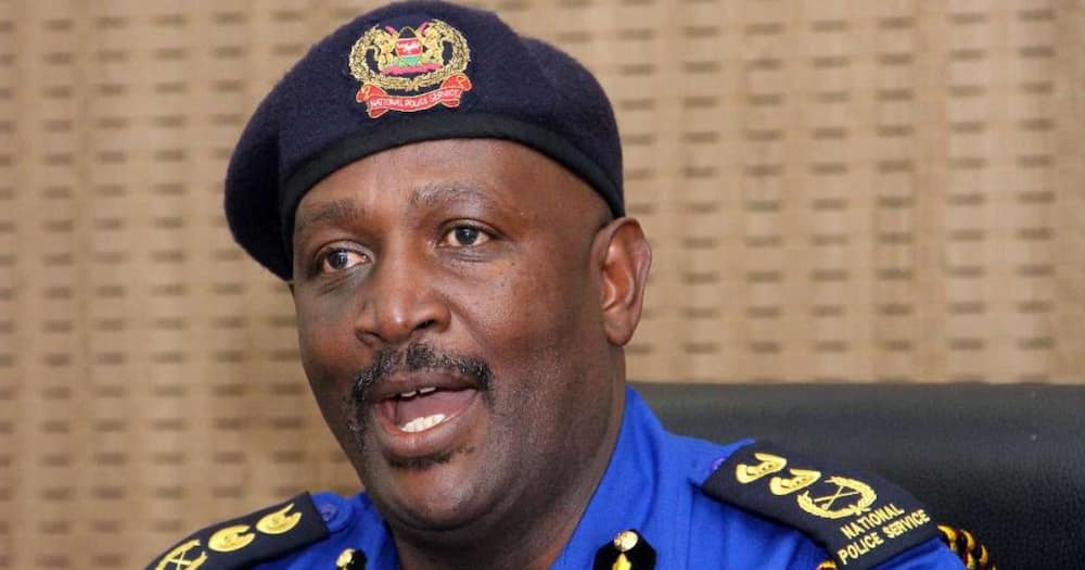 Inspector-General of Police Hillary Mutyambai. Photo: Kenya Police Service.