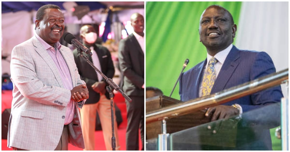 William Ruto Affirms He'll Name Musalia Mudavadi Chief Minister In His ...