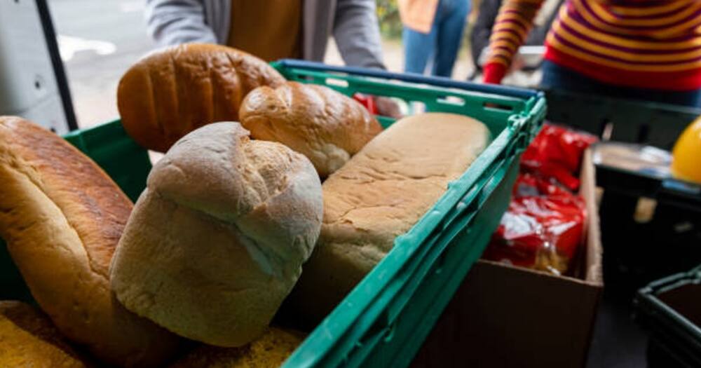 Crates of bread