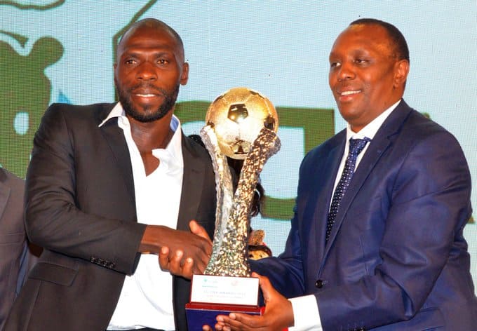 Gor Mahia defender Joash Onyango crowned SJAK player of the year, bags Ksh 1 million