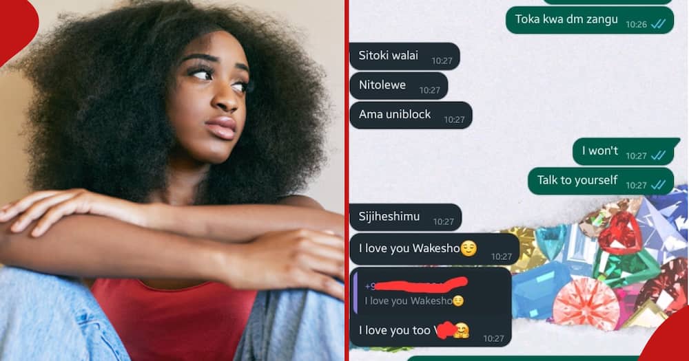Kichuna Aanika Jumbe za WhatsApp Ex Akimsihi Waudiane: "Nakupenda"
