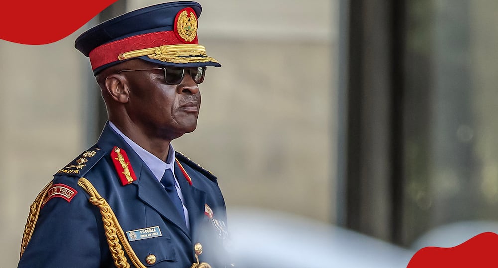 Former Kenya Chief of Defence Forces General Francis Ogolla.