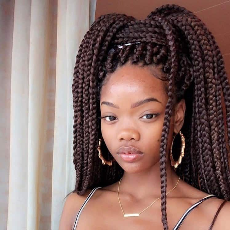 30 Smashing Braided Ponytail Hairstyles for Black Women | Quick braided  hairstyles, Latest braided hairstyles, Braided ponytail hairstyles