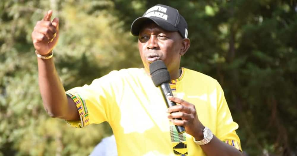 Mbunge Oscar Sudi anadai kuwa Rais Uhuru Kenyatta ndiye anayehusika na masaibu ya Johnson Sakaja. Picha: Oscar Sudi.