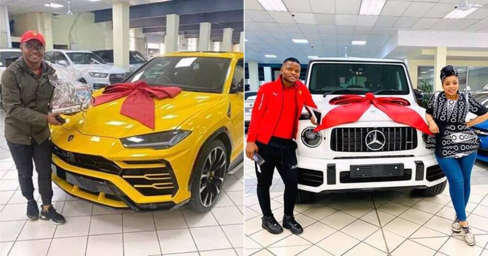 Exclusive: Durban power couple surprise each other with lux cars