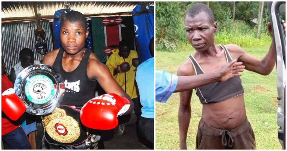 Sources said Conjestina Achieng is now a street girl in Siaya. Photo: Sukari News.