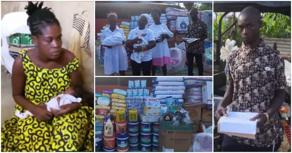 Photos of Etwereso Hemaa, visually impaired mom and her husband.