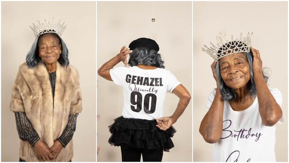 Grandma celebrates 90th birthday in grandstyle, her photoshoot generates massive reactions