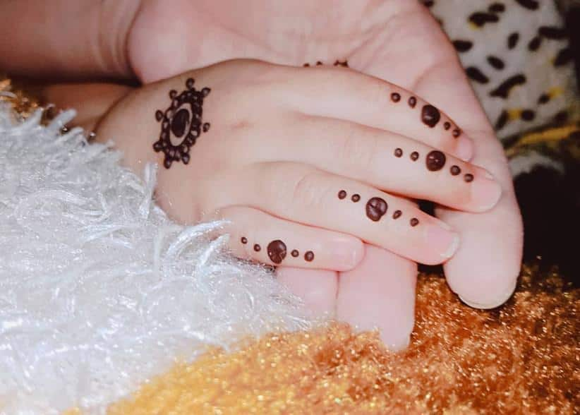 mehndi designs for kids