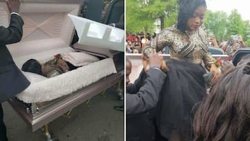 Drama As Student Arrives at a Matric Dance in a Coffin, Netizens Blame Family for Allowing It