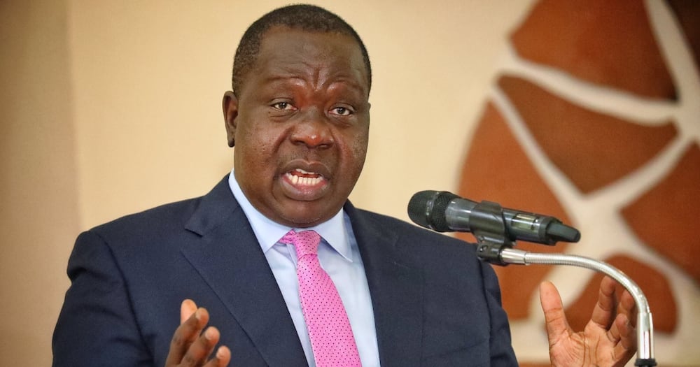 Interior CS Fred Matiang'i said administrators should engage the youth.