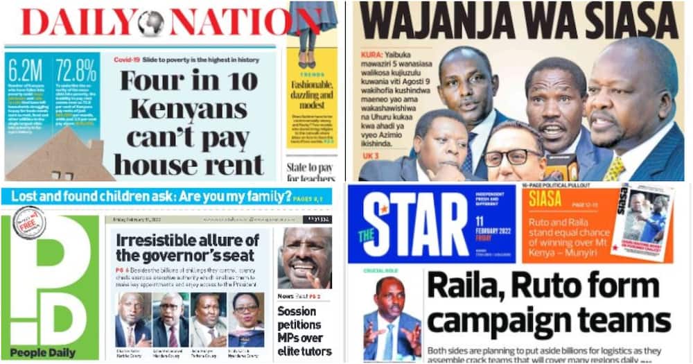 Kenyan Newspapers Review: Anne Waiguru Tells Uhuru Mt Kenya Has Moved On, Is Fully Behind UDA