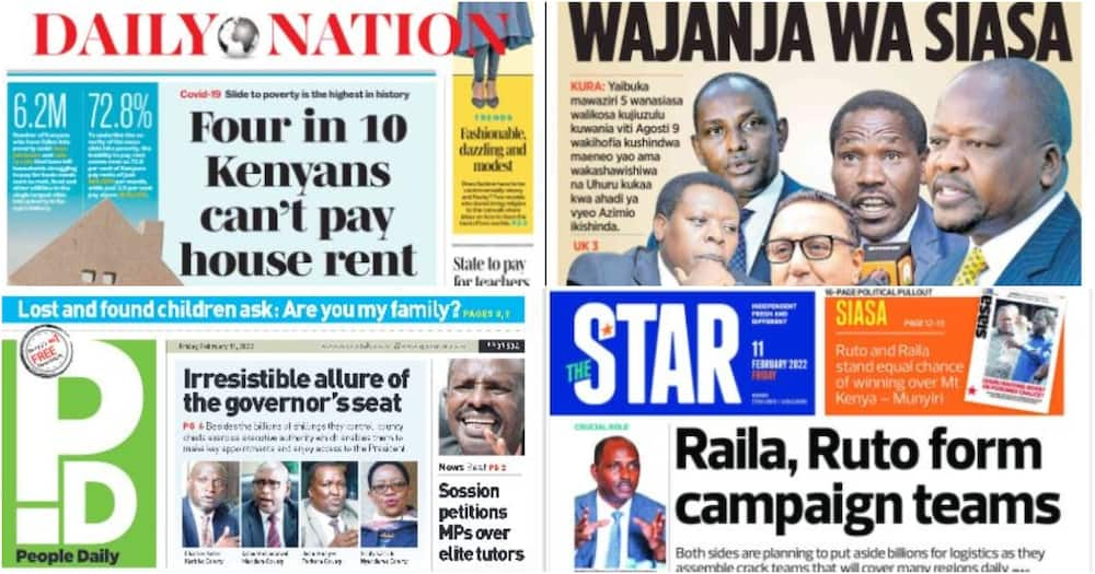 Magazeti: Tutawanyorosha! Waiguru Aambia Uhuru Mlima Kenya Ishaacha Mambo yake, Sasa Nyuma ya DP Ruto tu