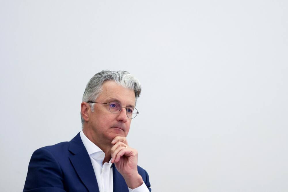 Ex-Audi CEO Rupert Stadler during his trial in a Munich court on Wednesday