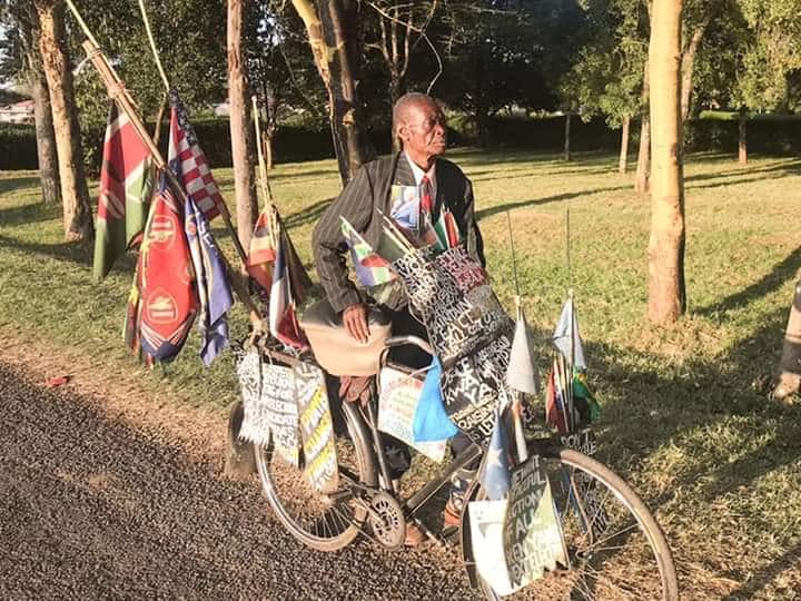 76-year-old man who cycled from Kakamega to Kabarak for Moi's burial allowed into ex-president's home