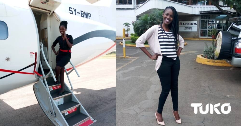 Nairobi: Meet 27-year-old student who juggles between cabin crew job, taxi and clothes businesses