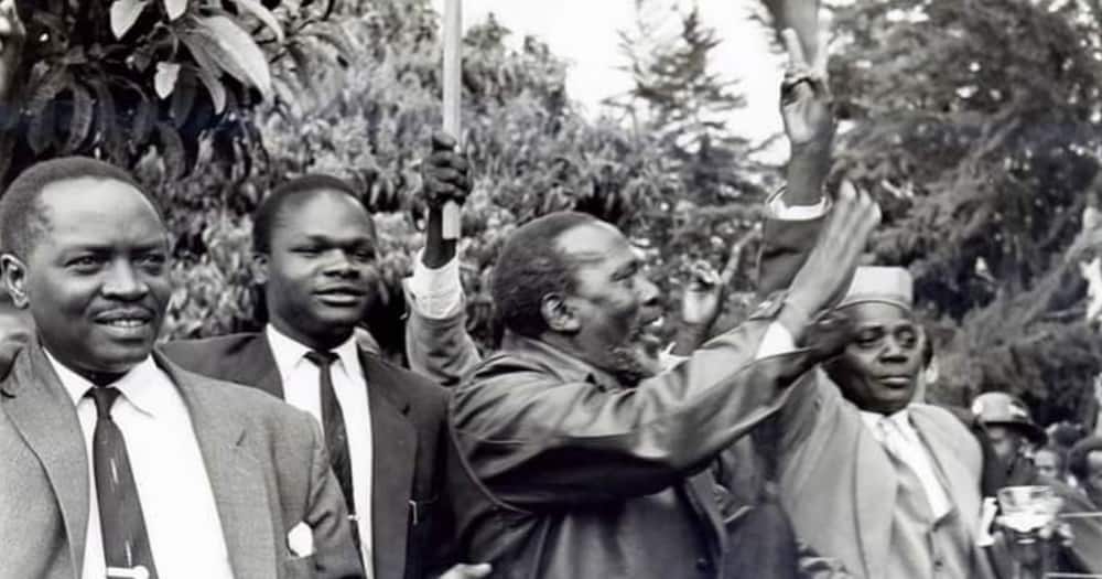 James Gichuru (far left) was Kenya's first finance minister who paused budget reading to "recharge". Photo: Tom Mboya.