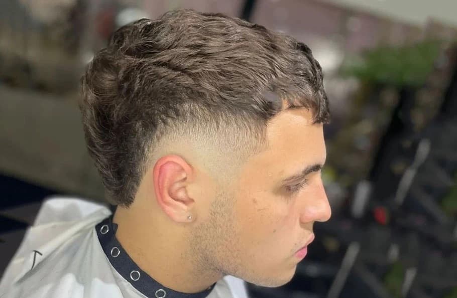 burst fade mullet