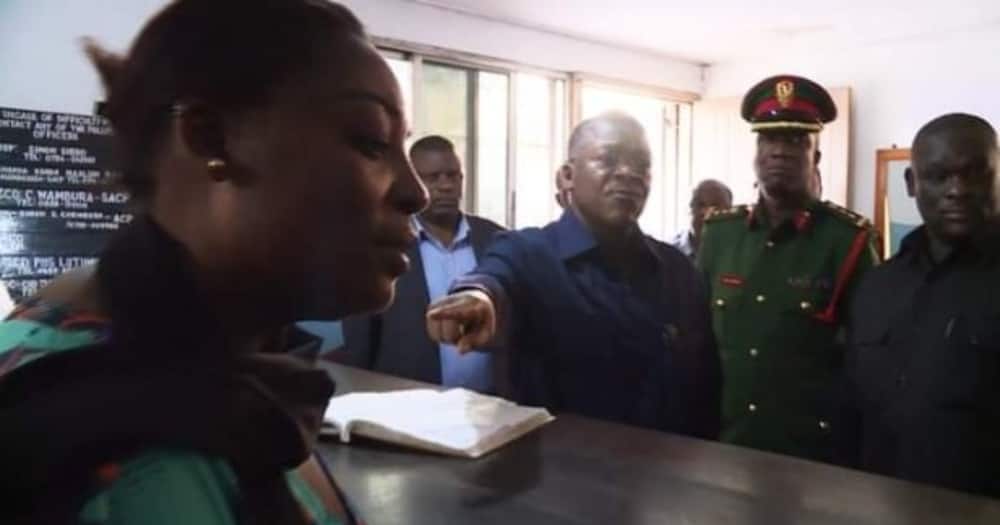 President Magufuli orders promotion of police woman for her integrity after visiting police post