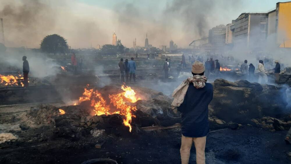 Wafanyabiashara katika soko la Marikiti hesabu hasara ya mamilioni