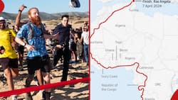 Man Becomes First Person to Run the Length of Africa After 352 Days on Road