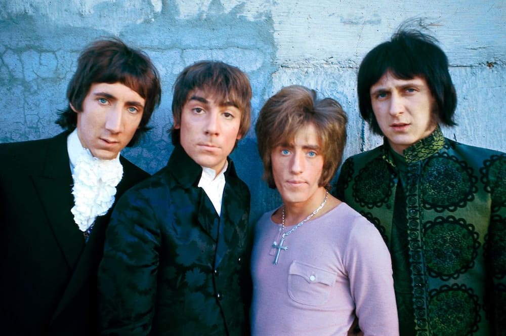 Group portrait of The Who rock band