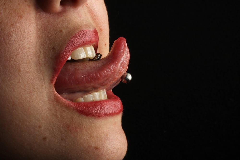 Why do females get tongue piercings