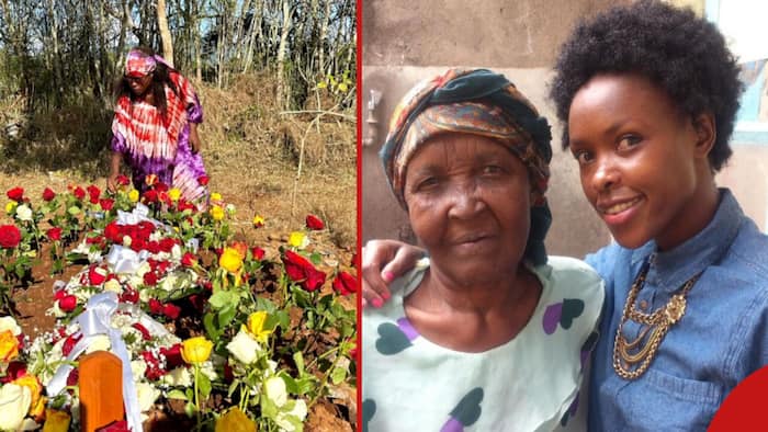 Awinja Pays Tribute to Grandmother During Her Burial in Touching Post: "Rest Easy"