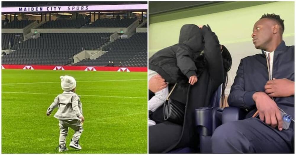 The two vowed to never show their son's face publicly. Photo: Victor Wanyama.