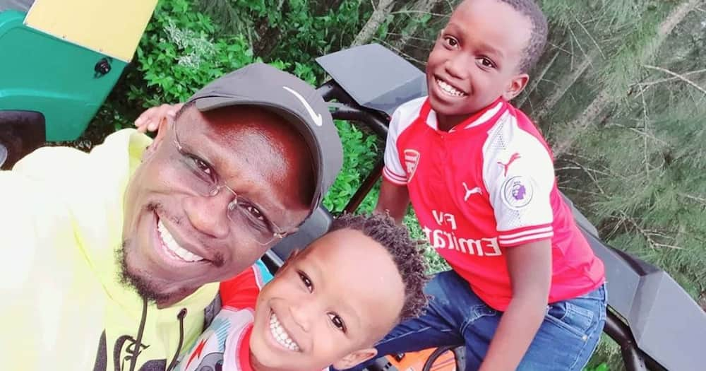 Ababu Namwamba took his kids for a day of fun.