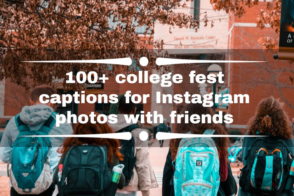 college fest captions for Instagram