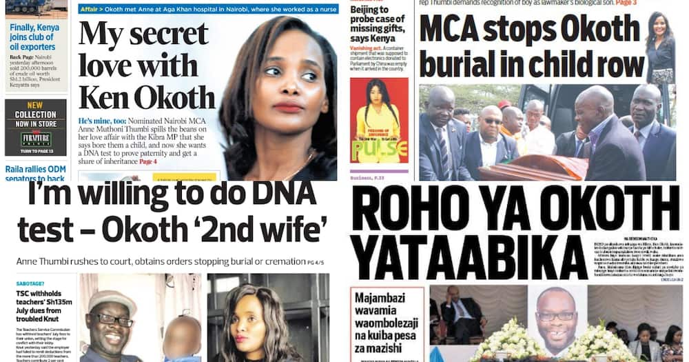 Kenyan newspapers review for Friday, August 2